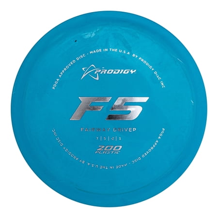 Prodigy Disc 200 F5 | Slightly Understable Disc Golf Fairway Driver | Great Grip In All Conditions | Designed for All Skill Levels | Colors May Vary (170-176g)
