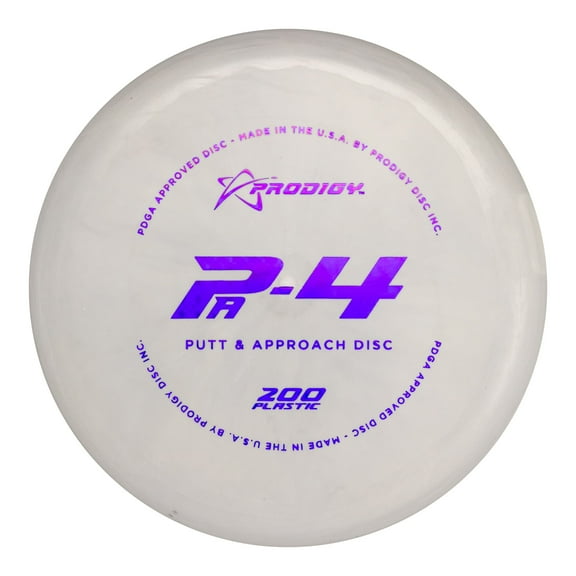Prodigy Disc 200 PA-4 Disc Golf Putter | Understable Putt & Approach Disc | Designed for All Players and Skill Levels | Straight Flying Putter | Colors May Vary (170-174g)