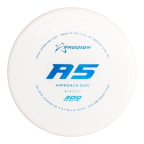 Prodigy Disc 300 A5 | Slightly Overstable Disc Golf Approach | Improve Your Approach Shots | Straight Flying Disc Golf Putter | Comfortable Backhand or Forehand | Colors May Vary (175-177g)