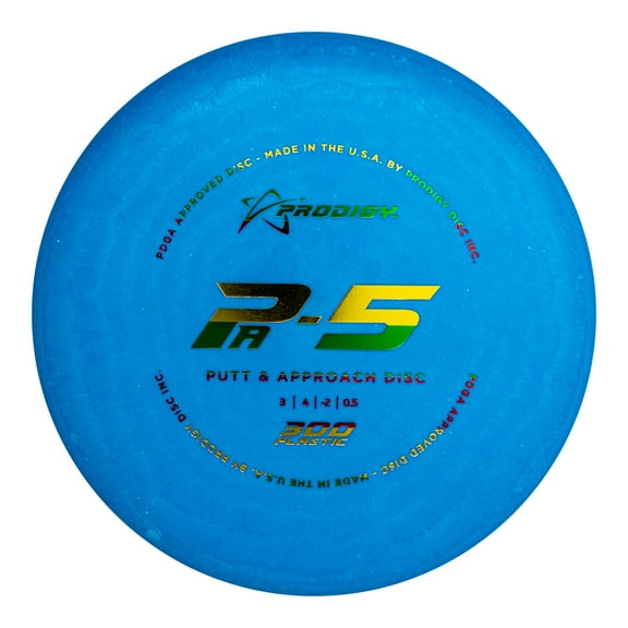 Prodigy Disc 300 PA-5 | Understable Disc Golf Putter | Great for Turnovers & Hyzer Flip Shots| Grippy 300 Plastic | Great Beginner Disc Golf Putter | Colors May Vary (175-177g)