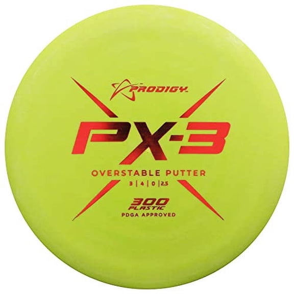 Prodigy Disc 300 Series PX3 Putter Golf Disc [Colors May Vary] - 150-159g