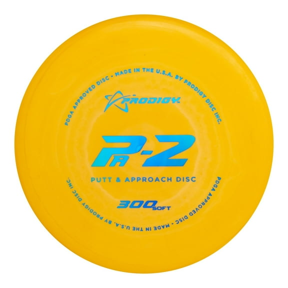 Prodigy Disc 300 Soft PA-2 | Slightly Overstable Disc Golf Putter | Great for Putting or Throwing | Durable & Grippy 300 Soft Plastic | Colors May Vary (170-174g)