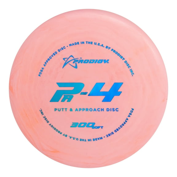 Prodigy Disc 300 Soft PA-4 Disc Golf Putter | Understable Putt & Approach Disc | Great Grip in All Conditions | Straight Flying Putter | Colors May Vary (170-174g)