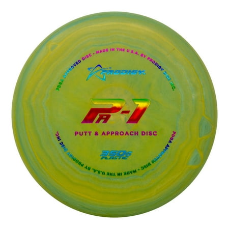 Prodigy Disc 350G PA-1 Disc Golf Putter | Overstable Putt & Approach Disc | Optimum Feel & Grip | Reliable in All Wind Conditions | Colors Will Vary (170-174g)