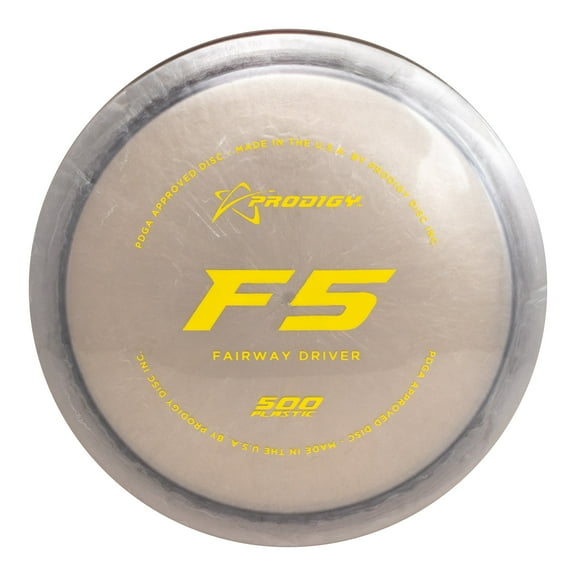 Prodigy Disc 500 F5 | Slightly Understable Disc Golf Fairway Driver | Extremely Durable | Designed for All Skill Levels | Colors May Vary (170-176g)