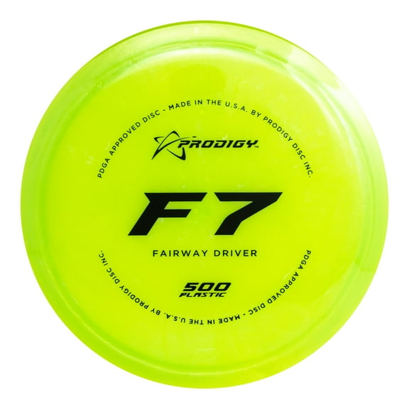 Prodigy Disc 500 F7 | Understable Disc Golf Fairway Driver | Comfortable Grip in Your Hand | Excellent for Turn-Over Shots & Rollers | Colors May Vary (170-176g)