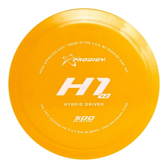 Prodigy Disc 500 H1 V2 Driver | Overstable Hybrid Driver Disc Golf Disc | Great Grip in All Conditions | Fast and Consistent Flight | Colors May Vary (170-176g)