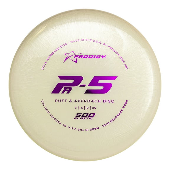 Prodigy Disc 500 PA-5 | Understable Disc Golf Putter | Great for Turnovers & Hyzer Flip Shots | Premium Throwing Putter 500 Plastic | Great Beginner Disc Golf Putter | Colors May Vary (175-177g)