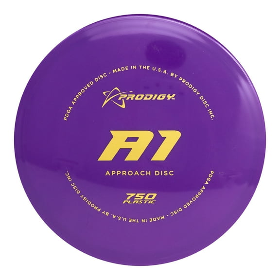 Prodigy Disc 750 A1 Approach Disc | Overstable Disc Golf Approach Disc | Stiff, Confident Grip | Reliable in All Wind Conditions | Colors May Vary (170-174g)