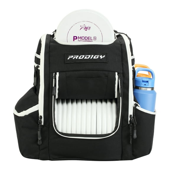 Prodigy Disc Apex XL Backpack | Large Disc Golf Backpack | Store Up to 34+ Discs | Full Height Side Pockets | Disc Golf Bags with Cooler | Safety Pouches for Wallets or Keys | Cordura Nylon Material…
