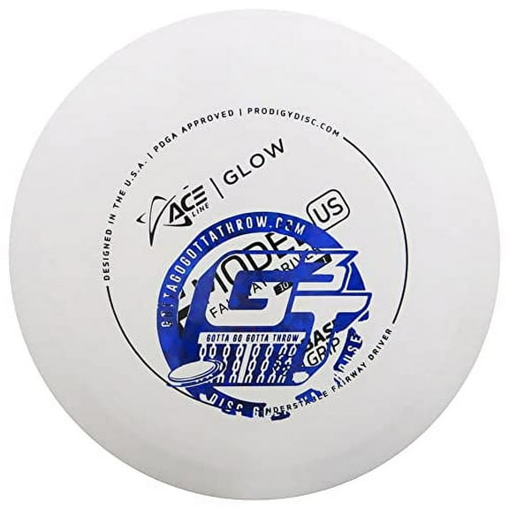 Prodigy Factory Second Ace Line Glow Base Grip F Model US Fairway Driver Golf Disc