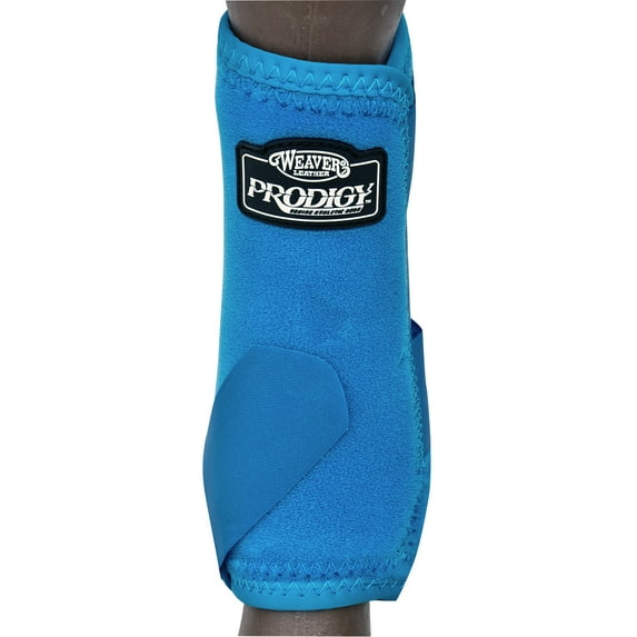 Large Weaver Fashion 600D Neoprene Foam Horse Leg Sports Boots Turquoise