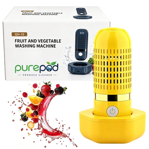 Produce Cleaner - Fruit Cleaner, Portable Food Purifier for Vegetables, Meat & Seafood, Extends Freshness