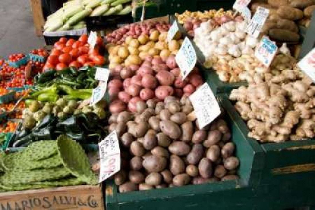 Produce Stand II Canvas Art - Maureen Love (24 x 36)