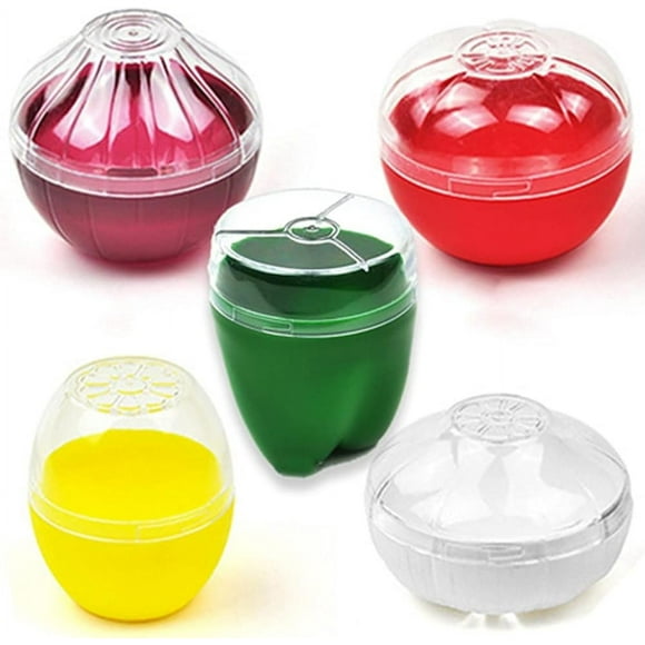 Produce Storage Containers, Onion Saver Tomato Saver Avocado Saver Lemon Saver Garlic Saver, Bpa Free For Fridge