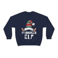 thumbnail image 1 of Producer Elf Christmas Unisex Sweatshirt, S-2XL Holidays Xmas Elves, 1 of 9
