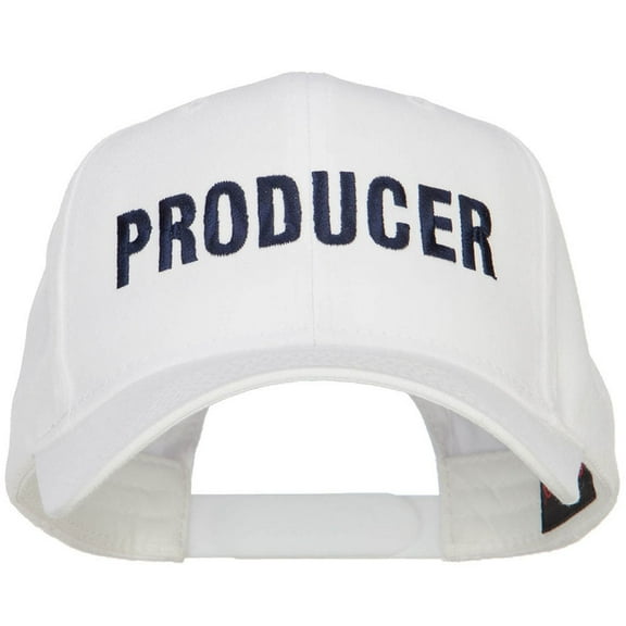Producer Embroidered Twill Cap - White OSFM