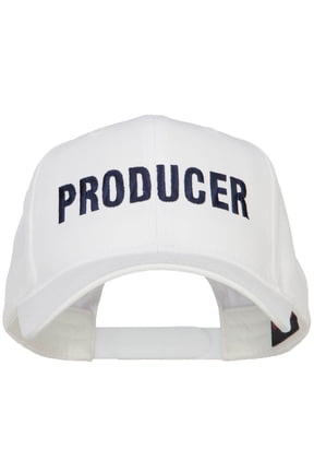 Producer Embroidered Twill Cap - White OSFM