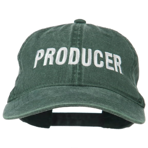Producer Embroidered Washed Cap - Dk Green OSFM