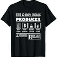 thumbnail image 1 of Producer Ingredients Funny Film/Music Producer T-Shirt T-Shirt Unisex S-5XL Hot Trending Shirt, Vintage Birthday Gift, 1 of 2
