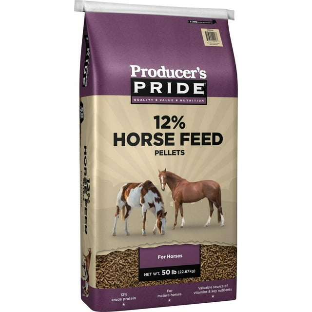 Producer's Pride Healthy 12 Horse Pellet Feed, 50 lb.
