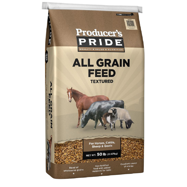 Producer's Pride 45018 AllGrain Feed for Horses, Cattle, Sheep