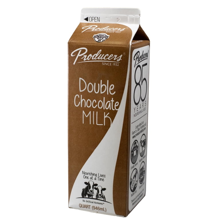 Producers Chocolate Whole Milk, Quart - Walmart.com