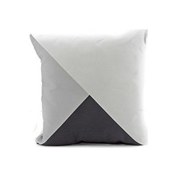 Creative Products Grayscale Color Block Design 16x16 Throw Pillow