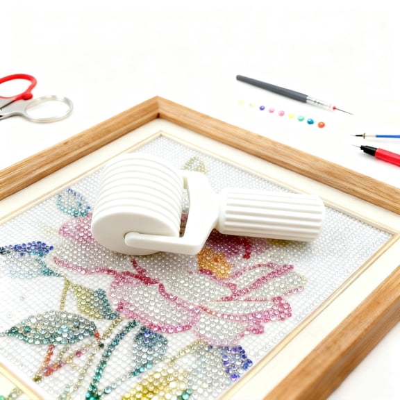 Product Art Roller for Painting Embroidery Craft Easy Grip Detachable Tool for Painting and DIY