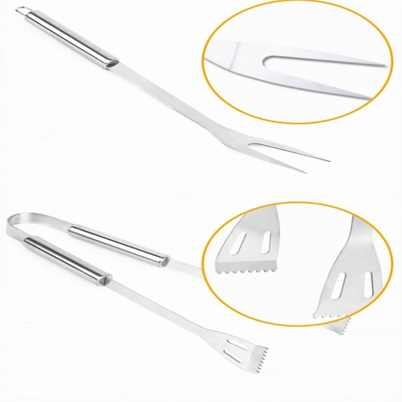 Product BBQ Mat & Fire Mat Cooking Barbeque Grill Kit Accessories Utensils Stainless Tool SET Portable BBQ Steel Kitchen Dining & Bar