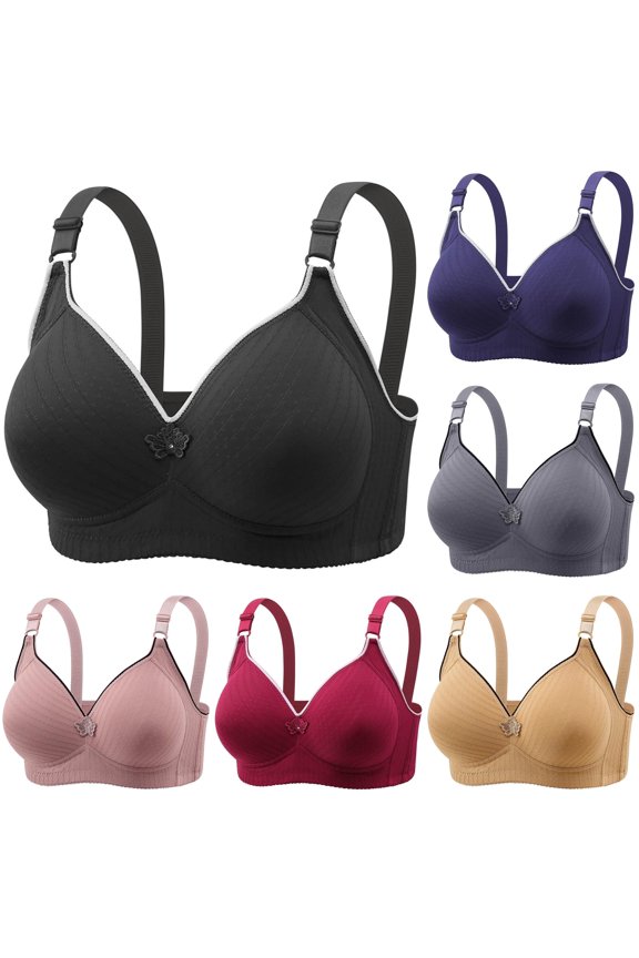 Product Bra 1 | Full Coverage Wireless T Shirt Bra for All Day Comfort and Support Seamless Stitching Large Bust Friendly Soft Underwear Everyday Wear