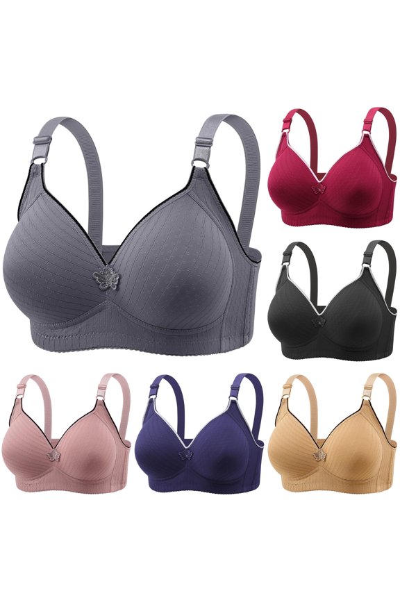 Product Bra 1 | Full Coverage Wireless T Shirt Bra for All Day Comfort and Support Seamless Stitching Large Bust Friendly Soft Underwear Everyday Wear