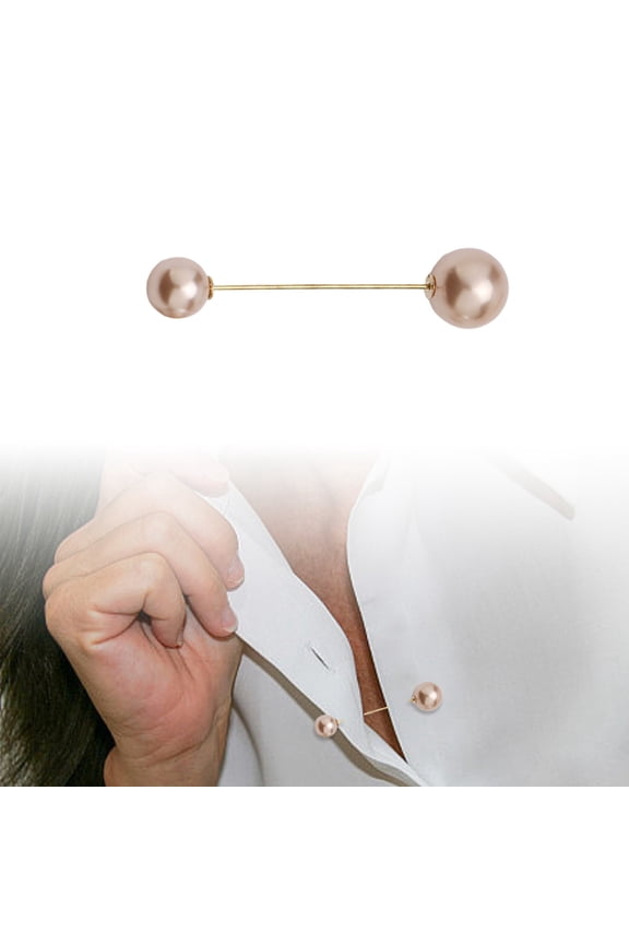 Product Brooch Breastpins for Women La Luen Bow Pearl Pin Accessories for Knitwear Shawl Sweater Everyday Wear