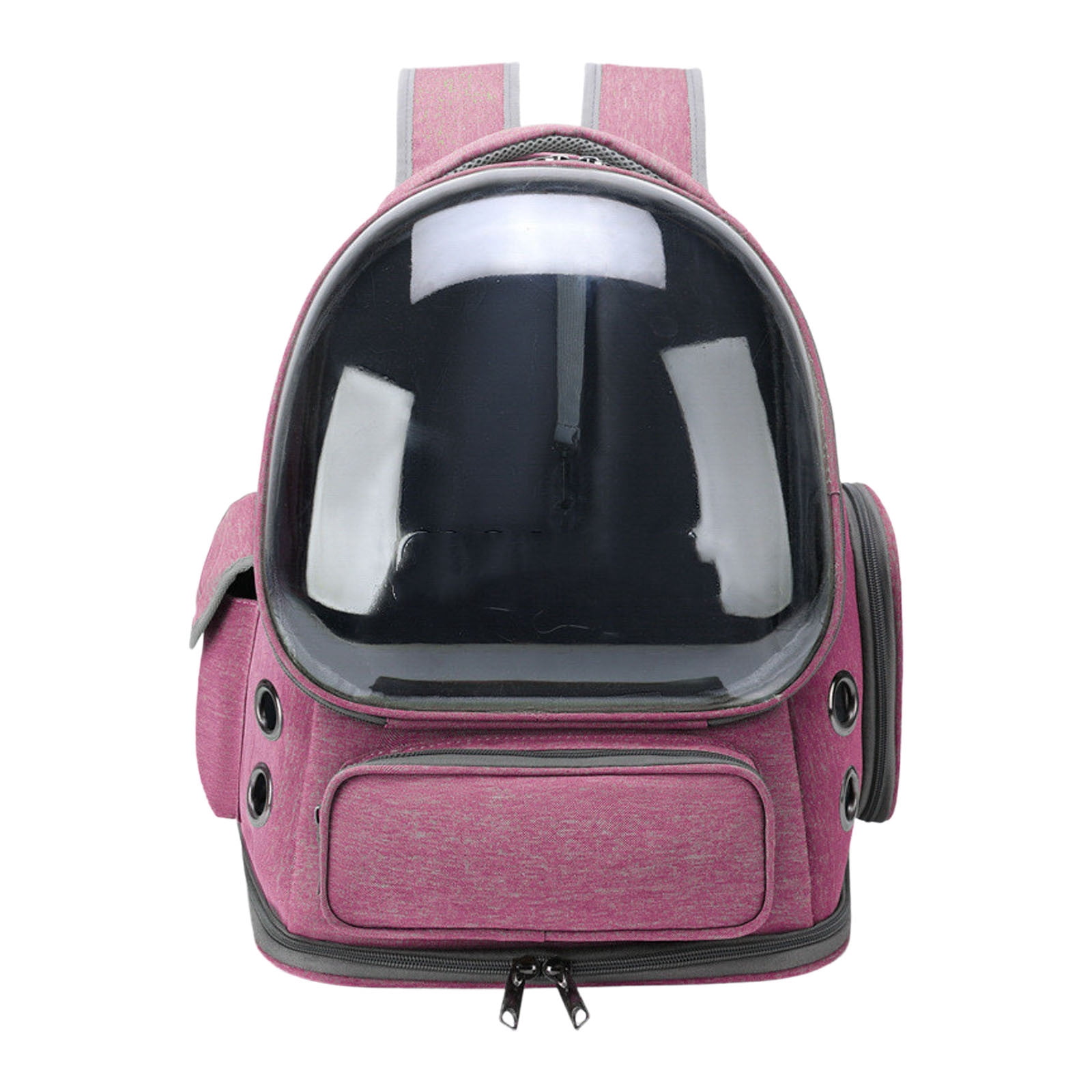 Large Transparent Cat Backpack For Outdoor Travel Hiking And Camping With Breathable Spacious Design For Small Up To 15lbs