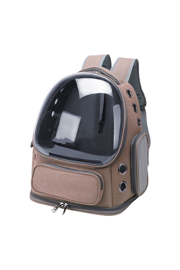 Cat Backpack for Travel and Outdoor Adventures - Breathable Large Space for Indoor and Outdoor Use Lightweight Fabric Transparent View for Kitty