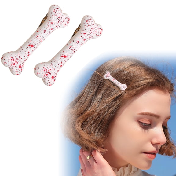 Product Category Barrettes Product Title Color Dog Bone Hair Clips for Party Women and Girls - Bone Style Hair Accessories
