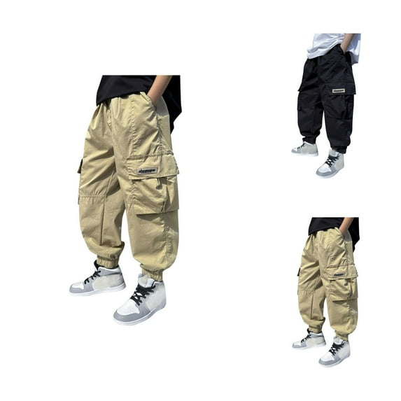 Product Category Boys Pants Overalls for Kids Casual Autumn Cargo Trousers with Durable Comfort and Fit Boys Fashion