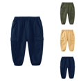 thumbnail image 1 of Product Category Boys Pants - Toddler Casual Solid Pants Overalls for Children Boys Fashion, 1 of 9