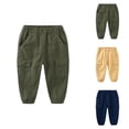 thumbnail image 1 of Product Category Boys Pants - Toddler Casual Solid Pants Overalls for Children Boys Fashion, 1 of 4