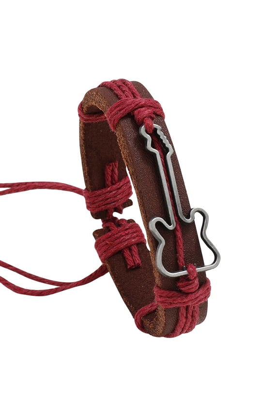 Product Category Bracelets | Retro Guitar Festival Braided Rope European and Men's Bracelet Craftsmanship for Everyday Style