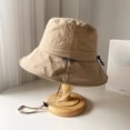 thumbnail image 1 of Product Category Bucket Hats Summer Outdoor Sun Hat for Men Women Wide Brim Lightweight Breathable Travel Casual Beach Fishing Gear, Khaki, 1 of 2