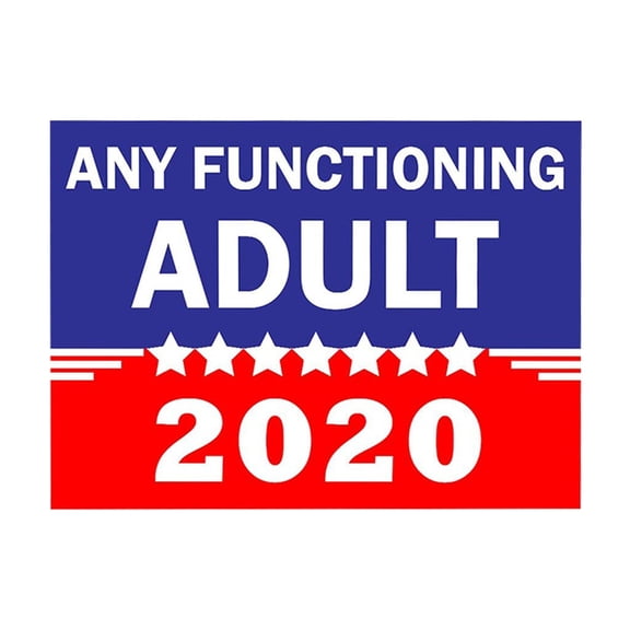 Product Category Card Slot Insert Sign Product Title Flag Signs Poster FUNCTIONING ADULT ANY 2020 Sign Yard Plaque Metal Bar Club Patio & Garden Platform Competitive Title Signs Club Sign Flag Bar