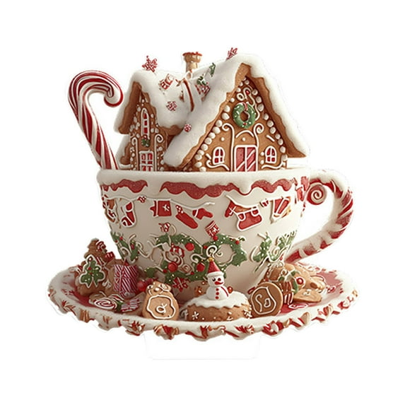 Product Category Desktop Ornament 2 Figurine for Seasonal by Clay Dough 9-Inch Height