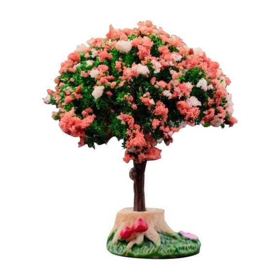 Product Category Desktop Ornament 2 Miniature Multicolour Tree Cherry Tree Flower Tree Decoration for Desktop Display