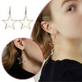 thumbnail image 1 of Fashion Design Hollow Star Large Pendant Earrings for Women Geometric Statement Jewelry Styled for Everyday Wear, 1 of 7