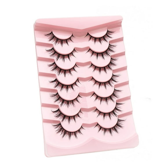 Product Eyelashes 2 | Product Manga Lashes Natural False Eyelashes Anime Lashes 3D Volume Wispy Spiky Pack for Korean Japanese Asian