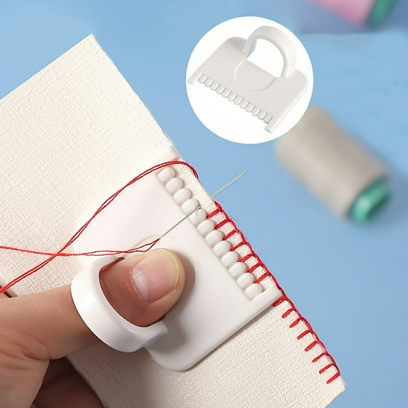 Fixing Clip 2 for DIY Sewing - Multifunctional ABS Craft Tool for Stitching Hemming Edge Locking Template Assistant