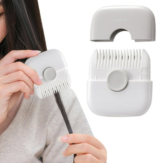 Hair Clipper for Styling 2 In 1 Hair Trimmer with Split End Care Double Design Interchangeable Cover Adjustable Cutting and Thinning Performance