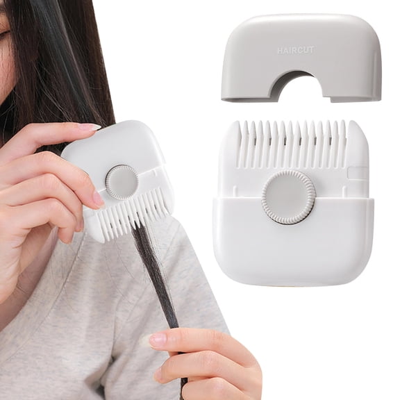 Hair Clipper for Styling 2 In 1 Hair Trimmer with Split End Care Double Design Interchangeable Cover Adjustable Cutting and Thinning Performance
