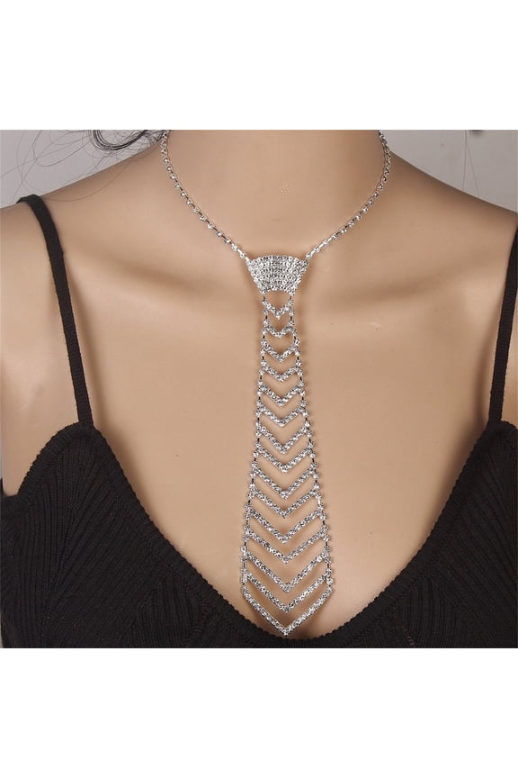 Product Category Necklaces & Pendants Luxe Rhinestone Bow Tie N e c k l a c e for Women Fashion Bling Choker Elegant Statement Jewelry